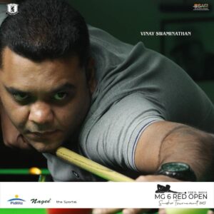 Vinay books semis berth!