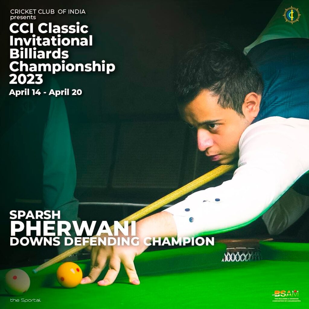 Pherwani downs Defending Champ!