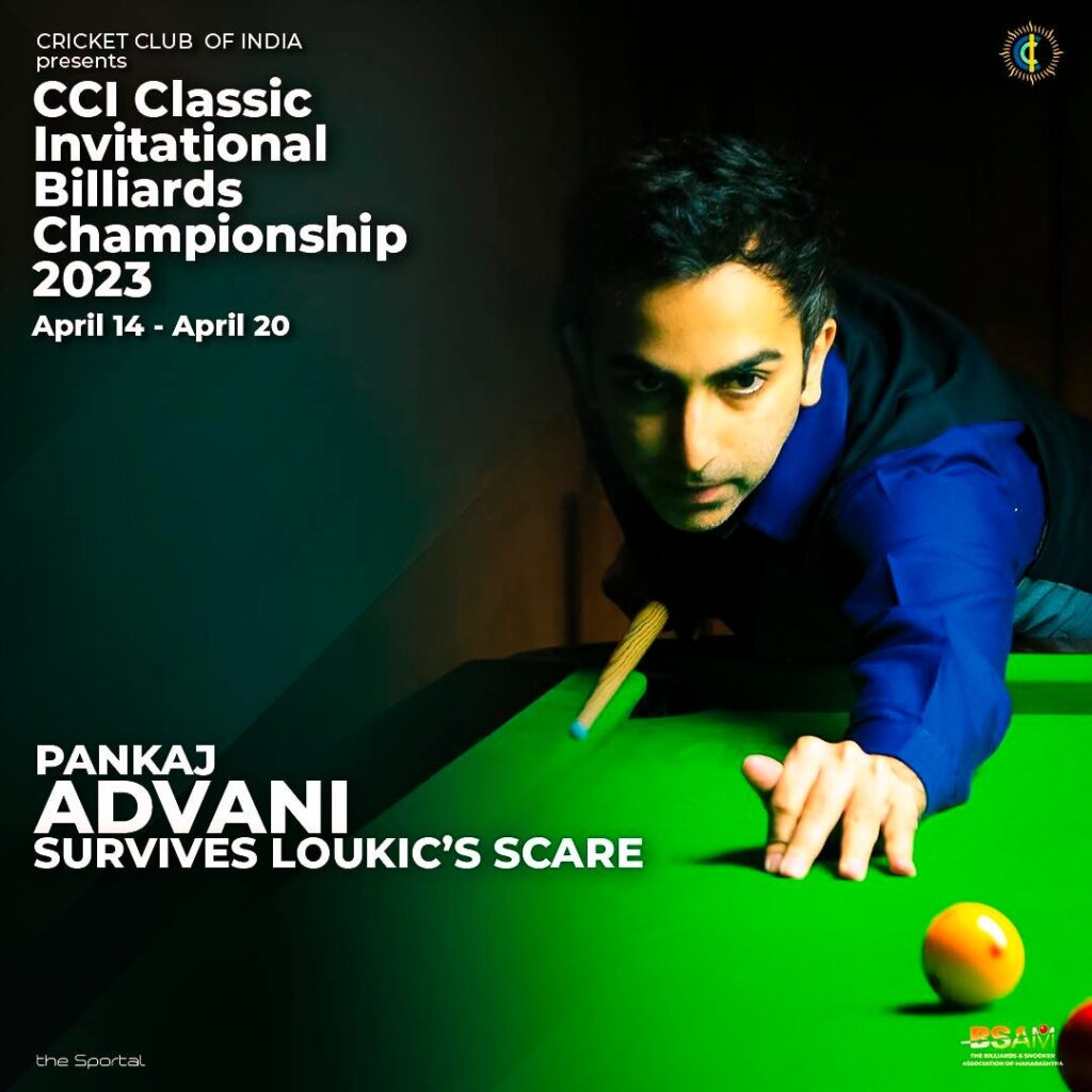 Advani raises the bar, survives!