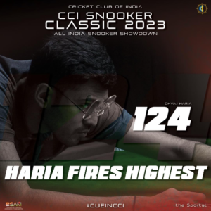 Haria fires 124!!