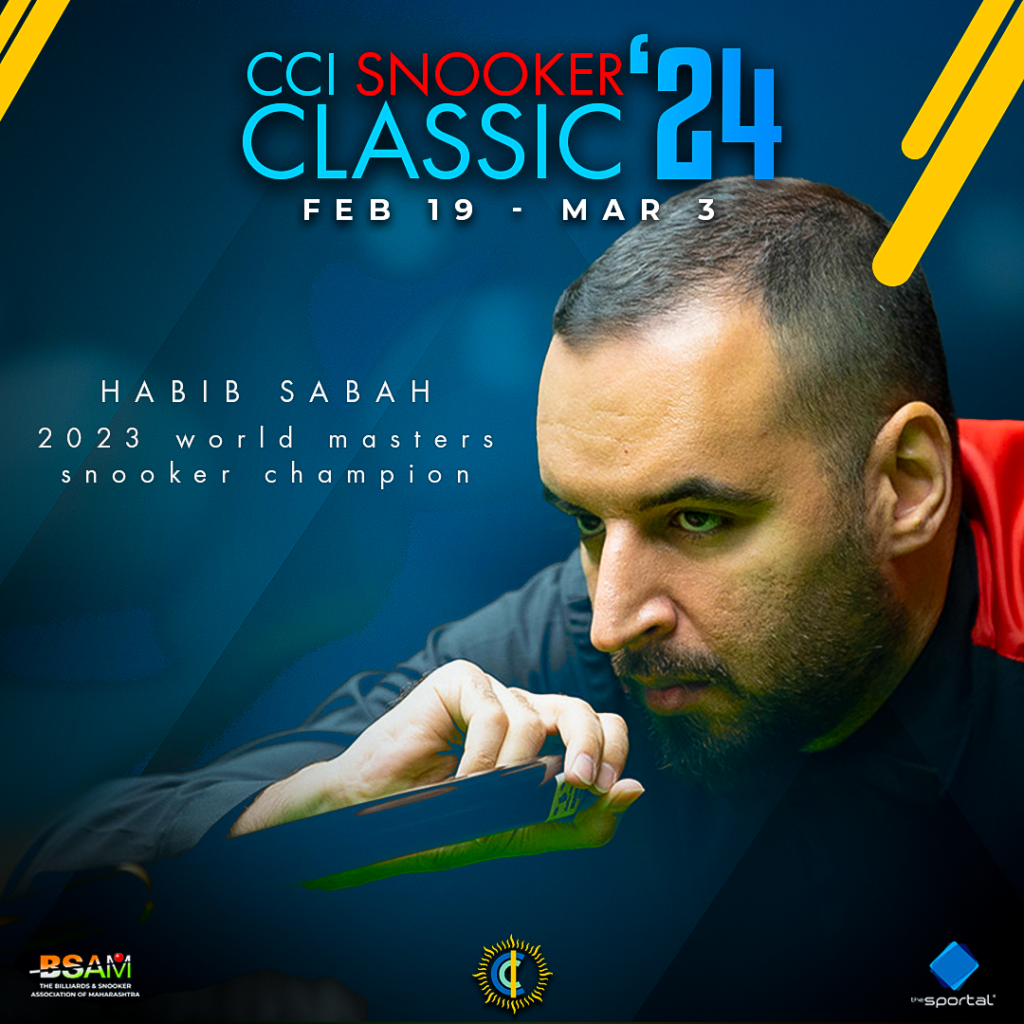 World IBSF Masters Champion Habib Subah en route to CCI Snooker Classic!
