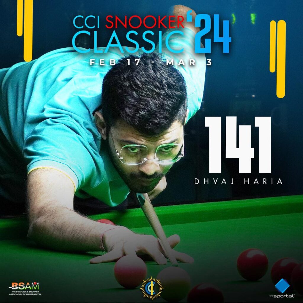 With a 141 and a thrilling win! Haria Shines!