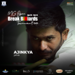 Ajinkya strikes with 50, Advances to Round Two.