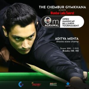 From Snooker To Billiards, Mehta shines!!