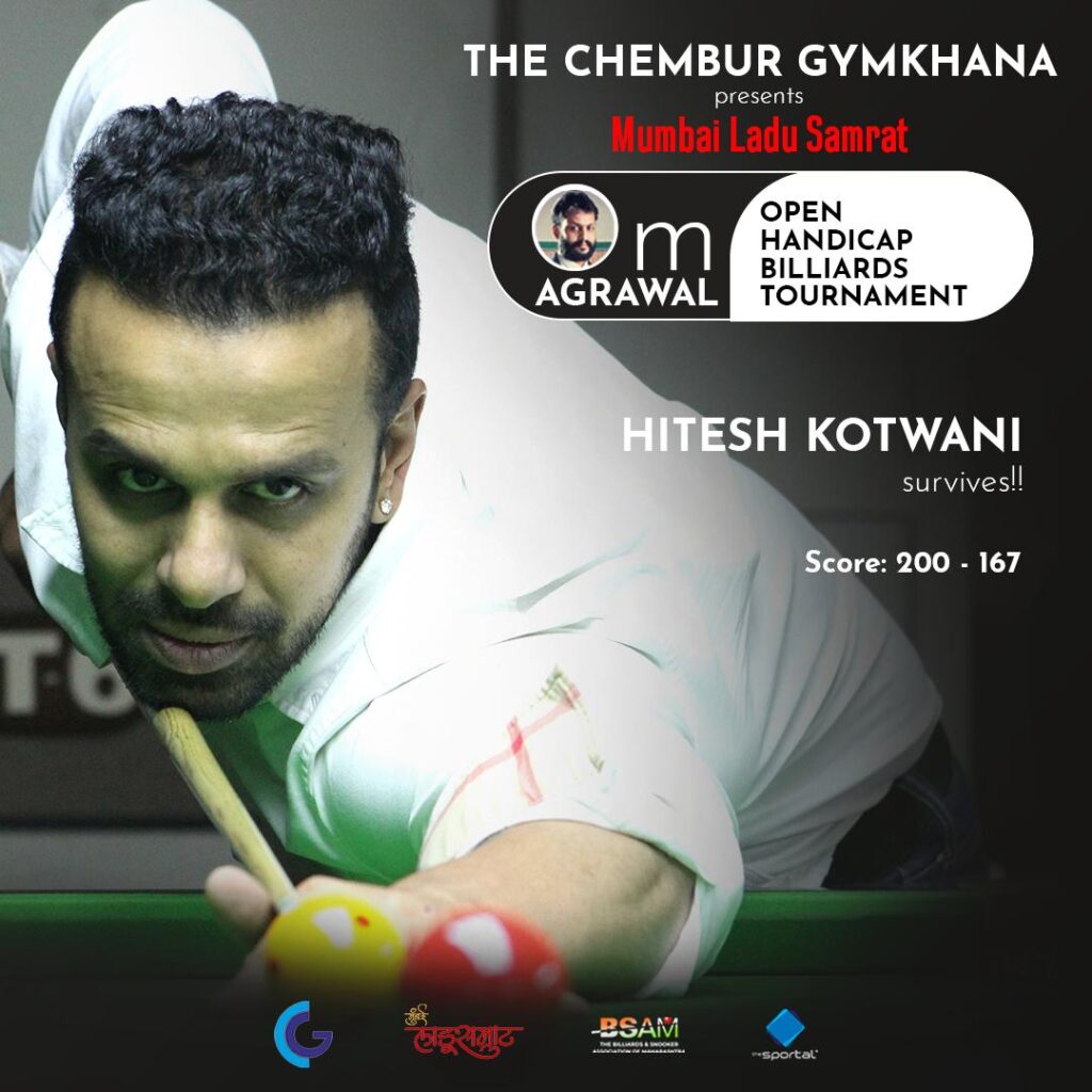 Hitesh Kotwani survives! 