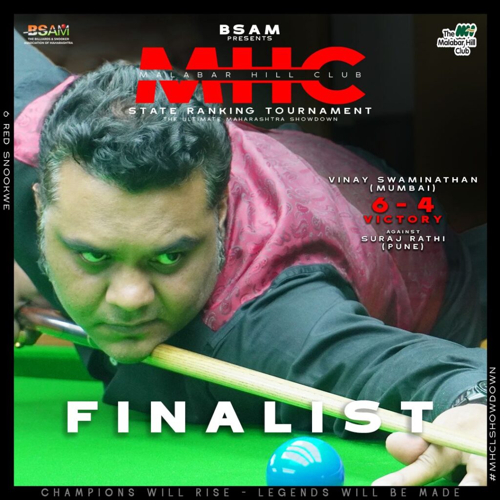 Vinay Swaminathan’s Maiden State Final Appearance!