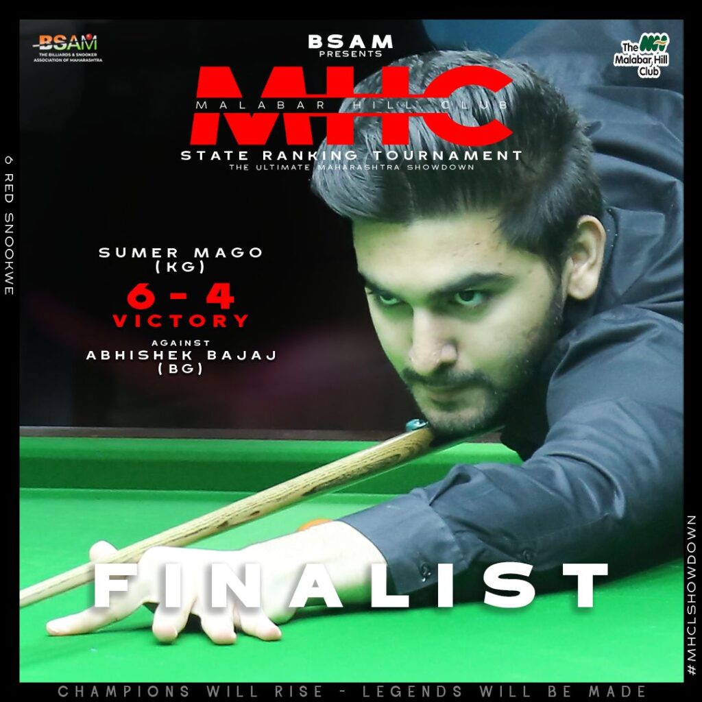 Title: Sumer Mago Advances to Finals with 6-4 Semi-Final Win over Abhishek Bajaj