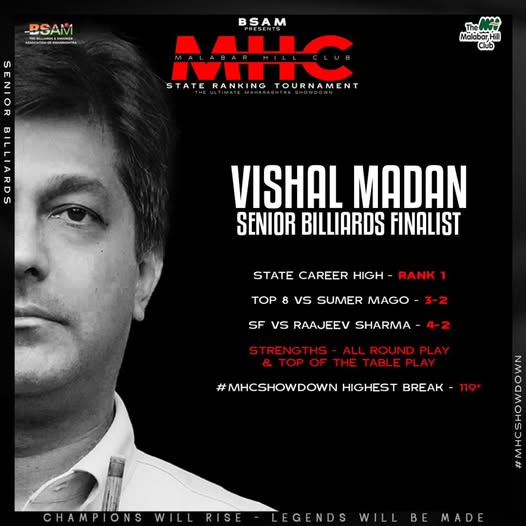 Vishal Madan: an all round master blaster with a sublime touch on top!
