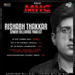 Rishabh Thakkar: Witty with pace, tactical in play!