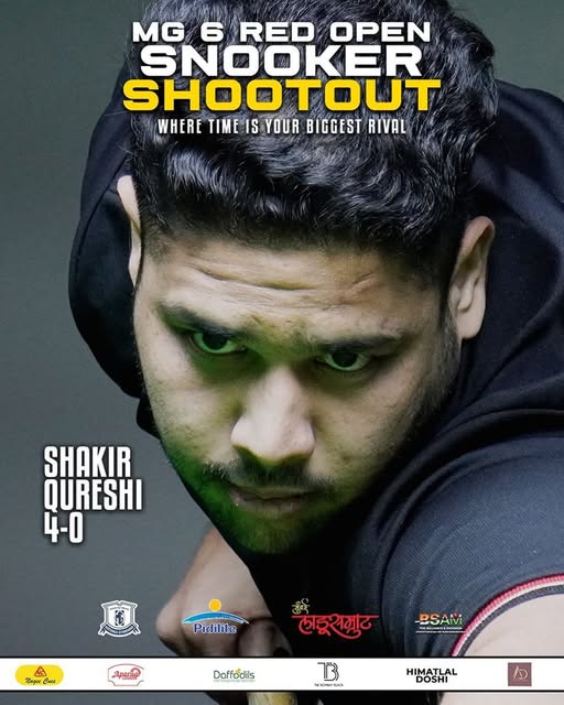 Shakir Qureshi Shuts Out Joseph Menezes with a 4-0 Masterclass!