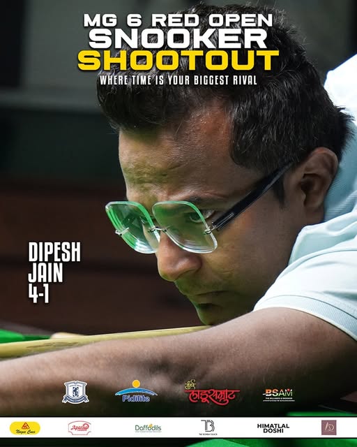 Dipesh Jain Secures a Commanding 4-1 Victory Over Dharmashala Shah!