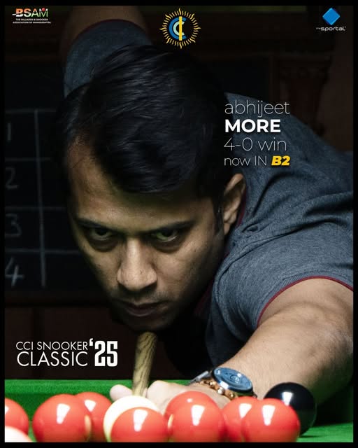 Abhijeet More Crushes Sarvik 4-0