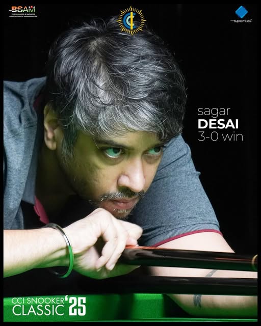 Desai Stuns Jaisinghani with Dominant 3-0 Win