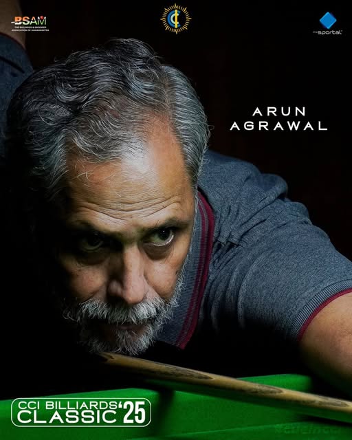 Arun Agrawal Edges Past Ketan Chawla in Group F Thriller at CCI Billiards Classic 2025